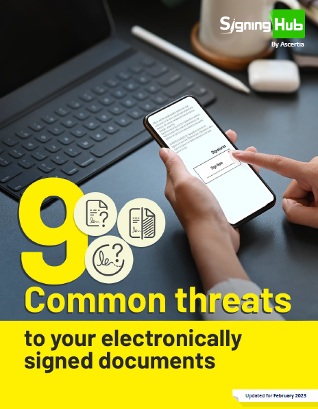 Electronic Signature Risks 9 Common Threats to E-signed Docs | Blog | SigningHub™
